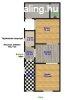 Elad 59m2-es Csaldi hz, Hort